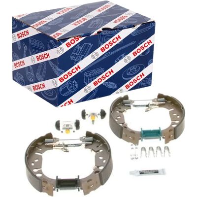 BOSCH Bromsbackssats - Bromstyp: Trumma, Modell: 0 204 114 669, Kompatibel med Opel, Vauxhall, Corsa D, Adam BOSCH Bromsbackssats - Bromstyp: Trumma, Modell: 0 204 114 669, Kompatibel med Opel, Vauxhall, Corsa D, Adam