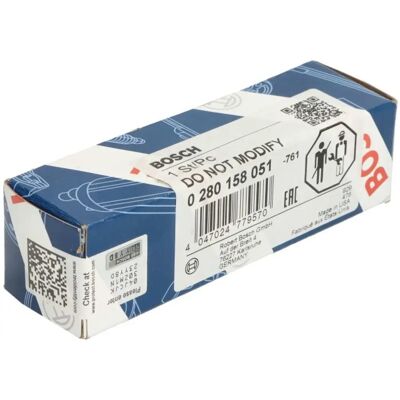 Bosch Brandstofinjektor - Benzine - 260,7 g/min - 12 ohm - 0 280 158 051 - Injectie Bosch Brandstofinjektor - Benzine - 260,7 g/min - 12 ohm - 0 280 158 051 - Injectie