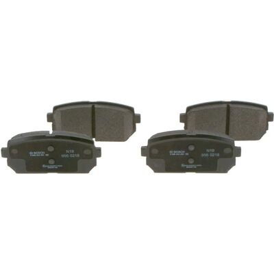 Bosch Jarrupalat Kia Carens III - Low-Metallic, 15,7/16,1mm Paksuus, 43,8mm Korkeus Bosch Jarrupalat Kia Carens III - Low-Metallic, 15,7/16,1mm Paksuus, 43,8mm Korkeus