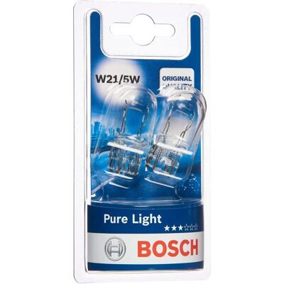 Bosch Modèle 1987301079 Ampoule voiture - W21/5W, 12V, socle W3x16q - Publicité Bosch Modèle 1987301079 Ampoule voiture - W21/5W, 12V, socle W3x16q - Publicité