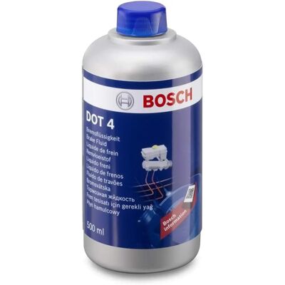 Liquide de frein Bosch DOT 4 - Jaune - 0,5L Liquide de frein Bosch DOT 4 - Jaune - 0,5L