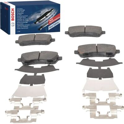 Pastillas de freno Bosch para Ford Fiesta - Delanteras, BajoMetallico - 4 pcs Pastillas de freno Bosch para Ford Fiesta - Delanteras, BajoMetallico - 4 pcs