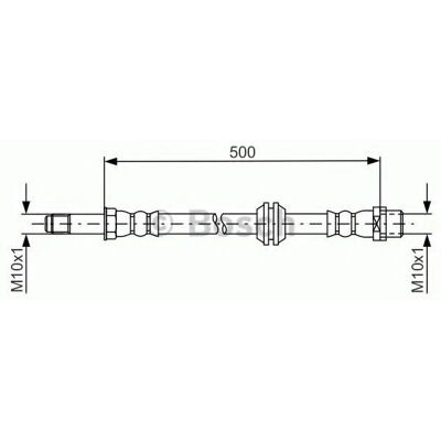 Bosch Model 1 987 481 676 Tub de frână - Sistem de frânare Bosch Model 1 987 481 676 Tub de frână - Sistem de frânare