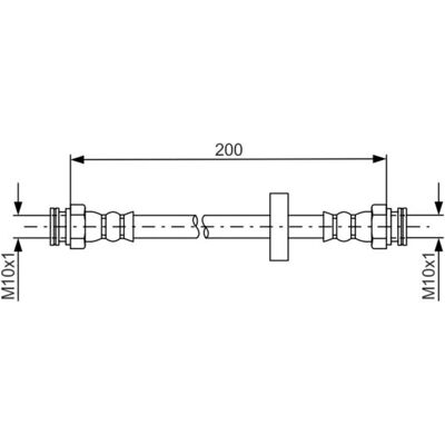 Bosch Modell 987 481 670 - Bremsschlauch für Fiat Doblo, Opel Combo Bosch Modell 987 481 670 - Bremsschlauch für Fiat Doblo, Opel Combo