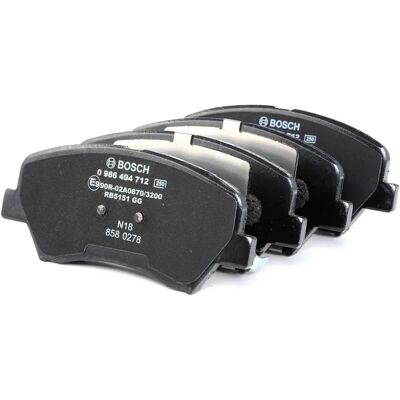 Bosch BP1707 Bremsbeläge - Vorderachse - ECE-R90 Zertifiziert - 4 Stück Bosch BP1707 Bremsbeläge - Vorderachse - ECE-R90 Zertifiziert - 4 Stück