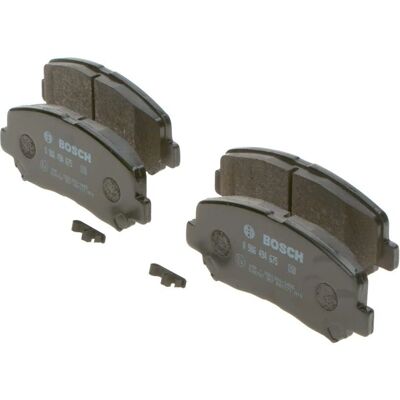 Bosch BP1670 Plaquettes de frein avant - Certifié ECE-R90 - Lot de 4 Bosch BP1670 Plaquettes de frein avant - Certifié ECE-R90 - Lot de 4
