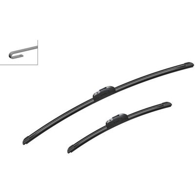 Bosch AR141S Flat Blade Wiper Set - Wiper Blades Bosch AR141S Flat Blade Wiper Set - Wiper Blades