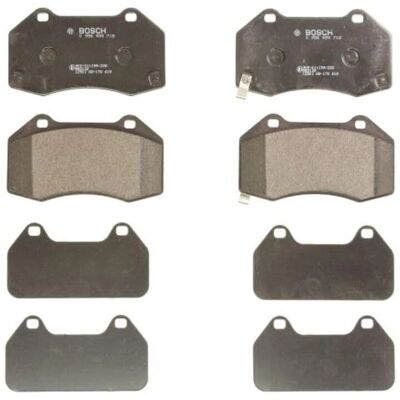 Placute de frână Bosch - Cu conținut scăzut de metal, Cu indicator de uzură, 15,2mm Placute de frână Bosch - Cu conținut scăzut de metal, Cu indicator de uzură, 15,2mm