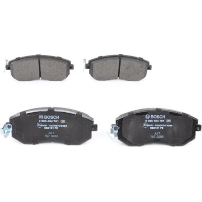 BOSCH 0 986 494 761 Placute de frână - Placute de frână BOSCH 0 986 494 761 Placute de frână - Placute de frână