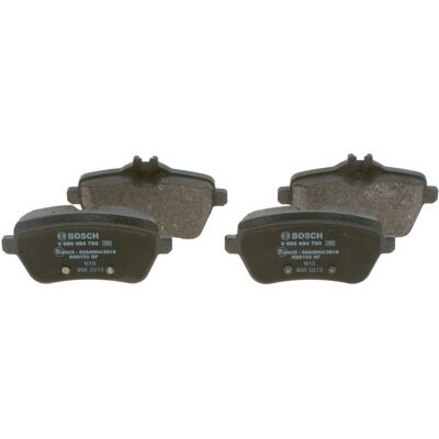 Plaquettes de frein BOSCH - Low-Metallic, Mercedes-Benz, 4 pièces Plaquettes de frein BOSCH - Low-Metallic, Mercedes-Benz, 4 pièces