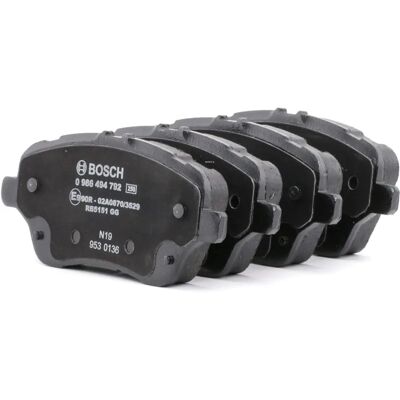 Plaquettes de frein Bosch - Axe avant - Certifié ECE-R90 - Pack de 4 Plaquettes de frein Bosch - Axe avant - Certifié ECE-R90 - Pack de 4