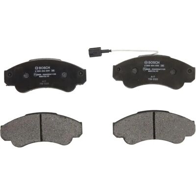 Bosch 0 986 494 850 Bremsbeläge - Low-Metallic, Verschleißsensor, ECE-R90 Bosch 0 986 494 850 Bremsbeläge - Low-Metallic, Verschleißsensor, ECE-R90