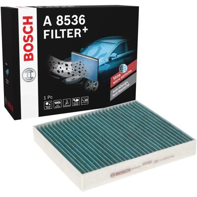 Filtre à air Bosch - Résistant au pollen et à la poussière - Compartiment passagers - Publicité Filtre à air Bosch - Résistant au pollen et à la poussière - Compartiment passagers - Publicité