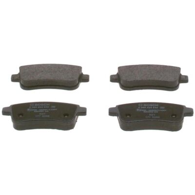 Bosch Plaquettes de Frein Arrière - Low-Metallic, Homologation ECE-R90 Bosch Plaquettes de Frein Arrière - Low-Metallic, Homologation ECE-R90