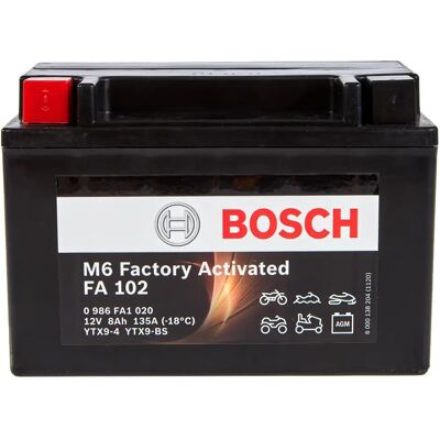Bosch FA102 Moottoripyörän akku AGM - Korkea Teho, Tärinänkestävä Bosch FA102 Moottoripyörän akku AGM - Korkea Teho, Tärinänkestävä