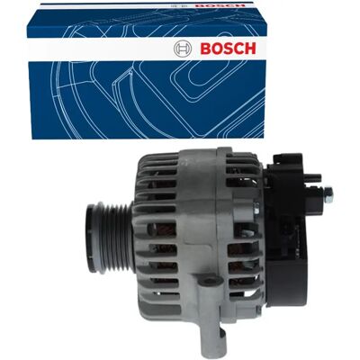 Bosch 1986A01297 Alternator - 105A, 14V, Direkte montering, Sirkulært rotasjon, 6 spor Bosch 1986A01297 Alternator - 105A, 14V, Direkte montering, Sirkulært rotasjon, 6 spor