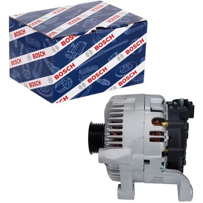 Bosch 1986A01283 Generator - 170A, 14V, Dobbelt montering, 6-ribbet Bosch 1986A01283 Generator - 170A, 14V, Dobbelt montering, 6-ribbet