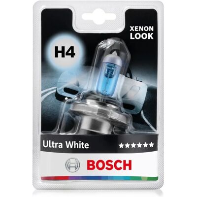 Ampoule de phare Bosch T4 - Halogène, 12V 60/55W, Ultra White Ampoule de phare Bosch T4 - Halogène, 12V 60/55W, Ultra White