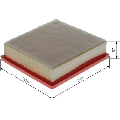 Filtro aria BOSCH F 026 400 737 - Mitsubishi, Fiat - Cartuccia Filtro aria BOSCH F 026 400 737 - Mitsubishi, Fiat - Cartuccia