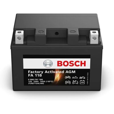 Bosch FA118 Motorbatterij - AGM 10Ah 12V - Betrouwbare Start Bosch FA118 Motorbatterij - AGM 10Ah 12V - Betrouwbare Start