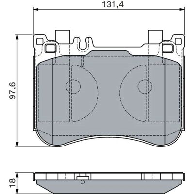 BOSCH 0 986 460 124 Plaquettes de frein - Système de freinage BOSCH 0 986 460 124 Plaquettes de frein - Système de freinage
