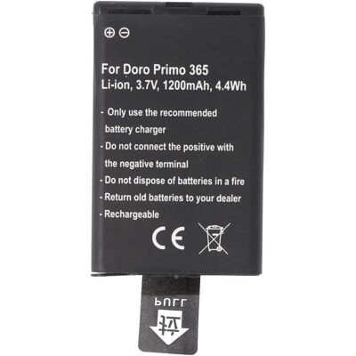 FREI AKKU 10279 - Bateria de substituição de íon de lítio para Doro Primo 365 FREI AKKU 10279 - Bateria de substituição de íon de lítio para Doro Primo 365