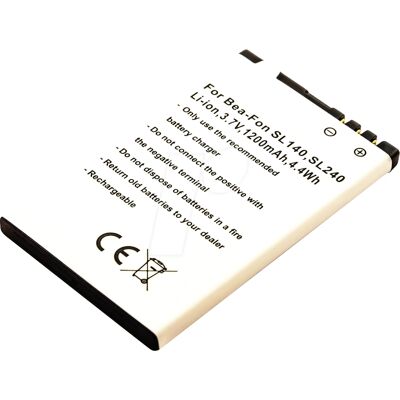 Bea-fon SL140 SL240 Akku - Lithium-Ion 1200mAh Bea-fon SL140 SL240 Akku - Lithium-Ion 1200mAh