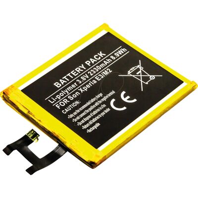 Sony Xperia E3 M2 Battery - 3.8V 2330mAh Li-Polymer - No tools Sony Xperia E3 M2 Battery - 3.8V 2330mAh Li-Polymer - No tools