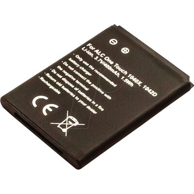 Bateria Alcatel - 1040X/1042D, 3,7V 400mAh, recondicionada Bateria Alcatel - 1040X/1042D, 3,7V 400mAh, recondicionada