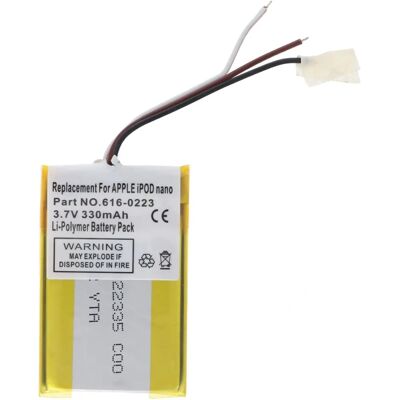 Apple - iPod nano - 3.7V - 330mAh - Bateria Apple - iPod nano - 3.7V - 330mAh - Bateria