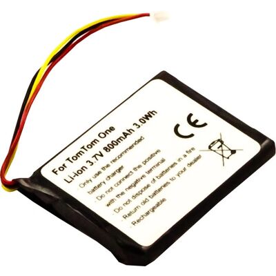 TomTom One - 3.7V 800mAh Li-Ion Bateria TomTom One - 3.7V 800mAh Li-Ion Bateria