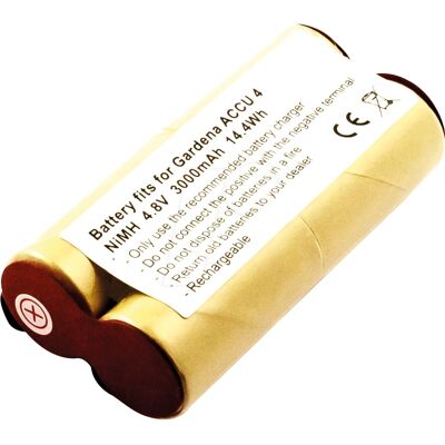 Bateria NiMH Gardena Accu 4 - 3000mAh Recarregável Bateria NiMH Gardena Accu 4 - 3000mAh Recarregável