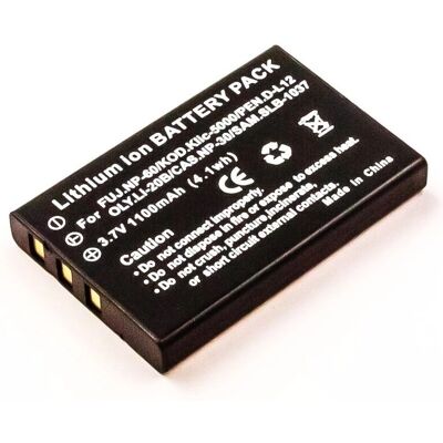 Bateria para câmera Fujifilm NP-60 - 1100mAh Li-Ion Bateria para câmera Fujifilm NP-60 - 1100mAh Li-Ion