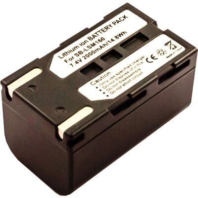Bateria para câmera Samsung SB-LSM160 - 7,4V 2000mAh Li-Ion Bateria para câmera Samsung SB-LSM160 - 7,4V 2000mAh Li-Ion