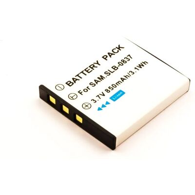 Batería para cámaras Samsung, Pentax, Konica Minolta - 850mAh 3.7V Batería para cámaras Samsung, Pentax, Konica Minolta - 850mAh 3.7V
