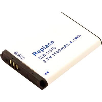 Bateria de câmera Samsung SLB-1137D - 1100mAh Li-Ion Bateria de câmera Samsung SLB-1137D - 1100mAh Li-Ion
