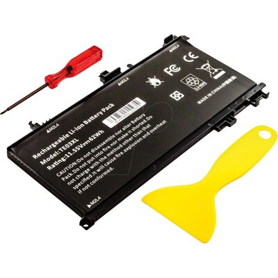 HP OMEN 15-AX000 Series Laptop Akku - Li-Polymer 11,55V 5360mAh 62Wh HP OMEN 15-AX000 Series Laptop Akku - Li-Polymer 11,55V 5360mAh 62Wh