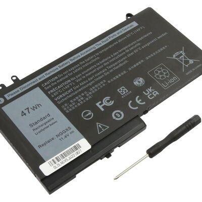 FREI AKKU 54080 - Batería para portátil - Compatible con Dell Latitude E5270, E5470, E5570 - 4120 mAh FREI AKKU 54080 - Batería para portátil - Compatible con Dell Latitude E5270, E5470, E5570 - 4120 mAh
