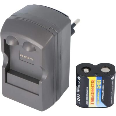 Carregador de Bateria CR-P2 da AccuCell - Bateria & Carregador Photo Lithium Carregador de Bateria CR-P2 da AccuCell - Bateria & Carregador Photo Lithium