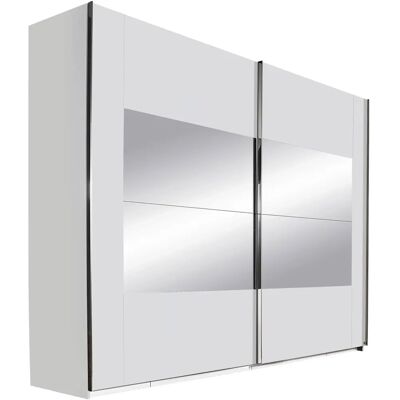 RAUCH X-tend Kleiderschrank - Weiß Hochglanz, Mit Spiegel, 2 Türen RAUCH X-tend Kleiderschrank - Weiß Hochglanz, Mit Spiegel, 2 Türen