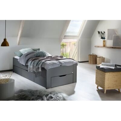 Rauch Aditio Stauraumbett - Grau - Bett Rauch Aditio Stauraumbett - Grau - Bett