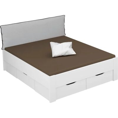 Rauch Aditio Stauraumbett - 160x200cm, Weiß, 4 Schubladen Rauch Aditio Stauraumbett - 160x200cm, Weiß, 4 Schubladen