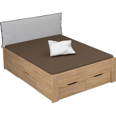 Rauch Aditio Stauraumbett - 140x200cm - Braun Rauch Aditio Stauraumbett - 140x200cm - Braun