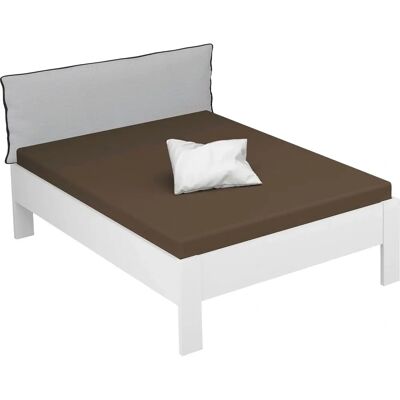 RAUCH Aditio Futonbett - 140x200 cm, Weiß, Kopfteil Webstoff RAUCH Aditio Futonbett - 140x200 cm, Weiß, Kopfteil Webstoff