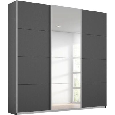 RAUCH Toma Kleiderschrank - 3 Türen, 203x62x210cm, grau RAUCH Toma Kleiderschrank - 3 Türen, 203x62x210cm, grau