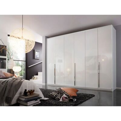 RAUCH Montclar Kleiderschrank - 6 Türen, weiß Hochglanz, 304x225x65cm RAUCH Montclar Kleiderschrank - 6 Türen, weiß Hochglanz, 304x225x65cm