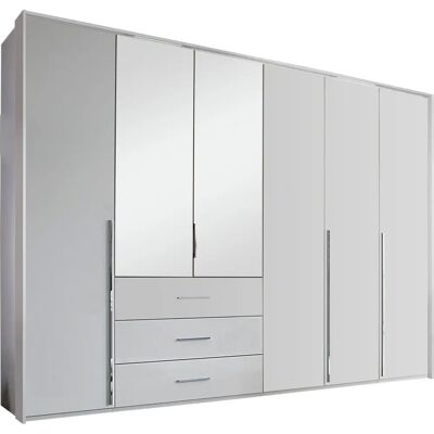 Rauch Montclar Kleiderschrank - Hochglanz Weiß - 6-türig Rauch Montclar Kleiderschrank - Hochglanz Weiß - 6-türig