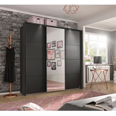 RAUCH Kepan Schrank - Grau Metallic, LED-Beleuchtung, Inneneinrichtungen RAUCH Kepan Schrank - Grau Metallic, LED-Beleuchtung, Inneneinrichtungen
