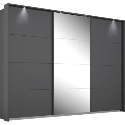 RAUCH Kepan Grau Schrank - 278cm x 213cm - 3-türig RAUCH Kepan Grau Schrank - 278cm x 213cm - 3-türig