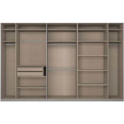 RAUCH Kepan Schrank - 3-türig, LED-Beleuchtung, Innenregale - Schrank RAUCH Kepan Schrank - 3-türig, LED-Beleuchtung, Innenregale - Schrank